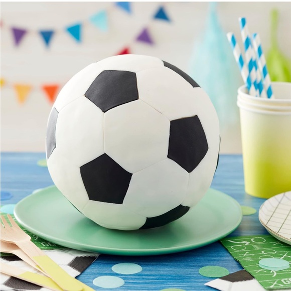 Wilton 3-D Sports Ball 6-Inch Aluminum Cake Pan Set - Picture 4 of 8